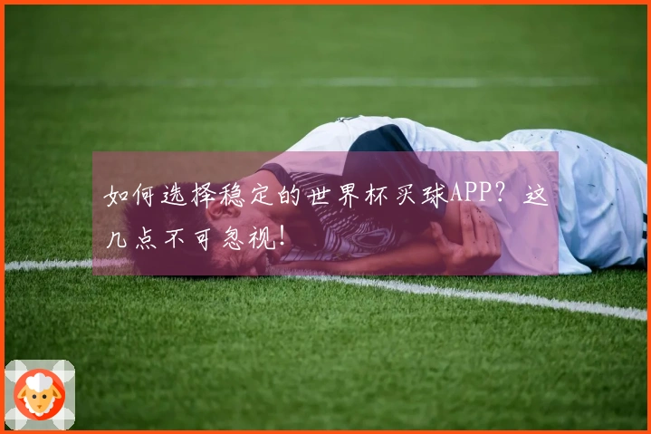 如何选择稳定的世界杯买球APP？这几点不可忽视！