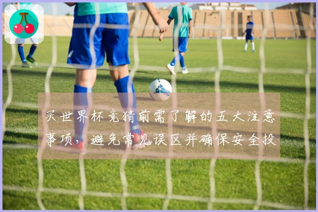 买世界杯竞猜前需了解的五大注意事项，避免常见误区并确保安全投注